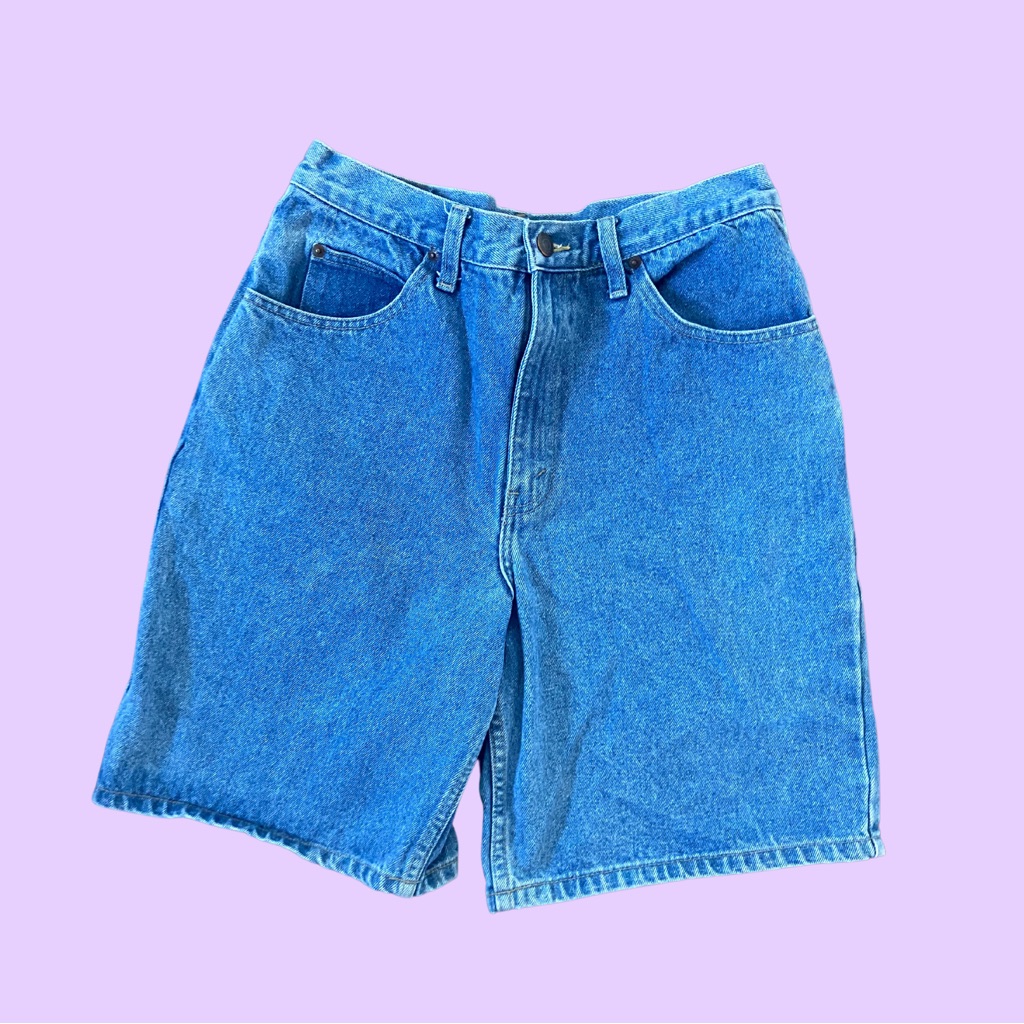 Vintage Brittania Denim Mom Shorts